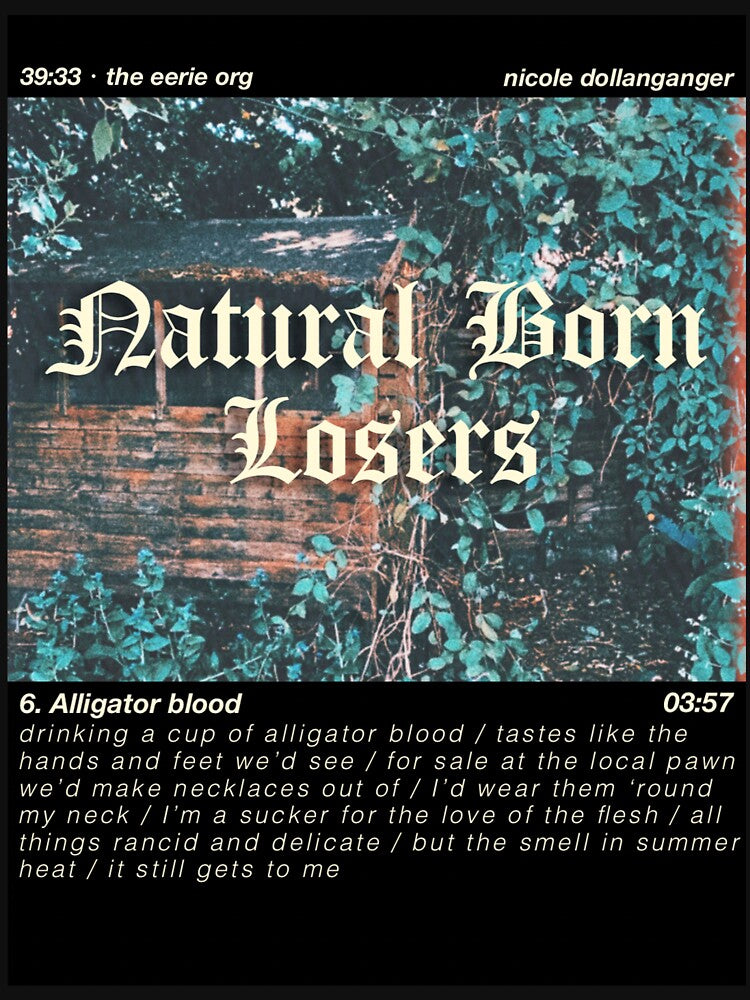 Copy of Nicole Dollanganger | Natural Born Losers by toxinpulse T-Shirts, Hoodie, Sweatshirt | BlankRebels.com (Image 3)