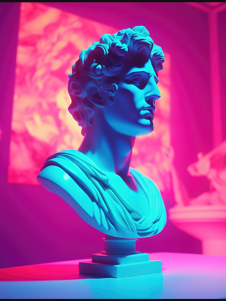 Olympian Nights: A Vaporwave Ode to Greek Mythology by Mullet Monkey T-Shirts, Hoodie, Sweatshirt | BlankRebels.com (Image 3)