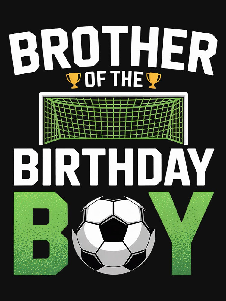 Soccer Brother Birthday Boy Party Soccer Family Matching by MuteElevent