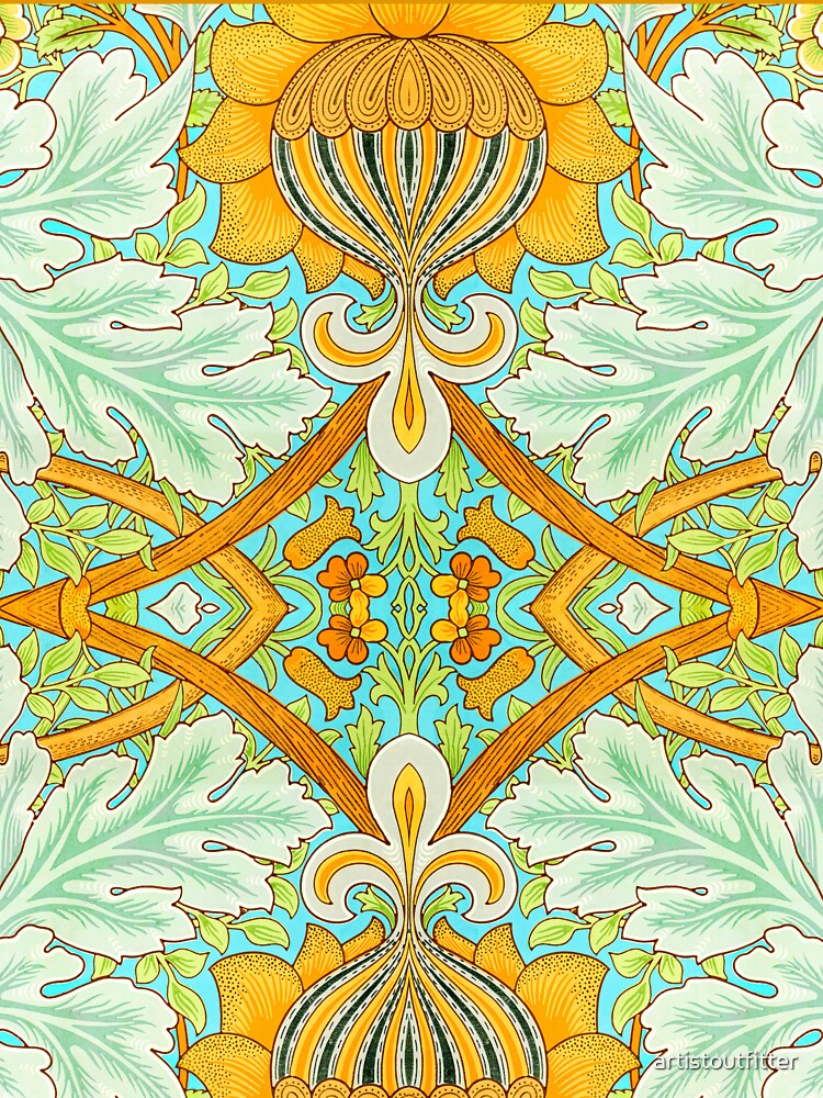 Botanical Yellow Floral Pattern by artistoutfitter T-Shirts, Hoodie, Sweatshirt | BlankRebels.com (Image 3)