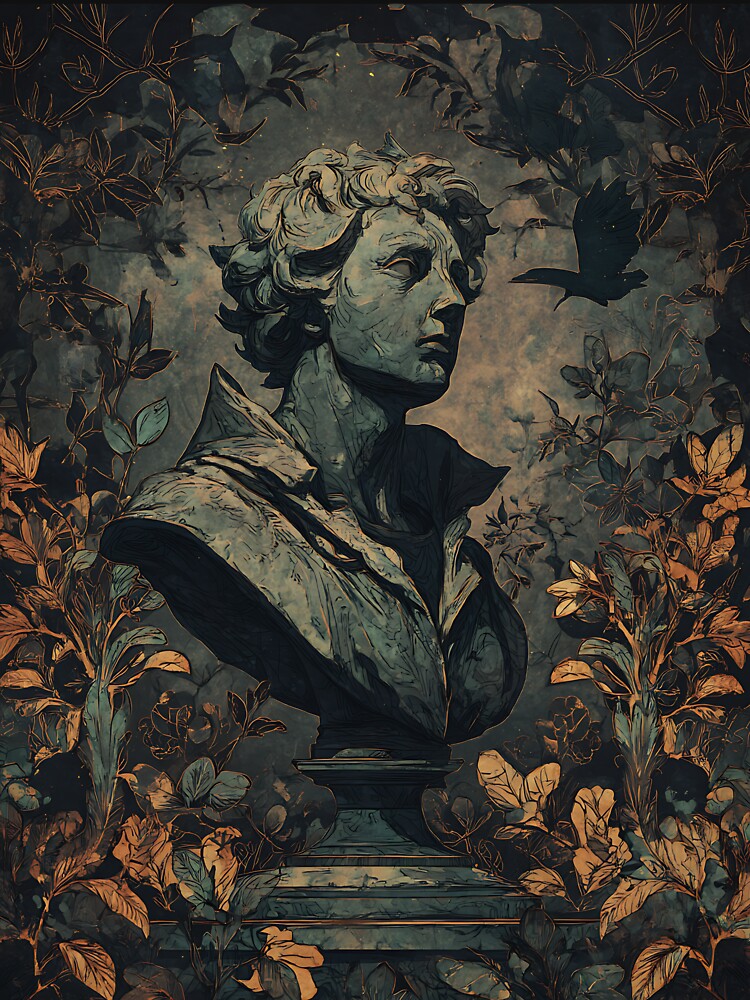 Dark Academia: Classical Vintage Sculpture by bapupa T-Shirts, Hoodie, Sweatshirt | BlankRebels.com (Image 3)
