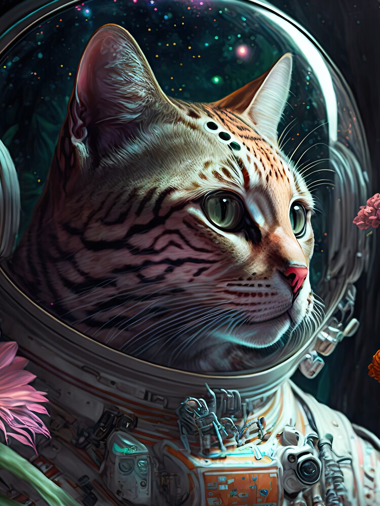Gerard The Bengal Cat Astronaut Cat Space Cat 4 by idreamaboutcats T-Shirts, Hoodie, Sweatshirt | BlankRebels.com (Image 3)
