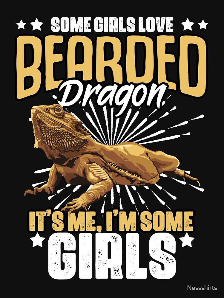 Some Girls Love Funny Bearded Dragon Humor For Reptile Lover by Nessshirts T-Shirts, Hoodie, Sweatshirt (Image 3)