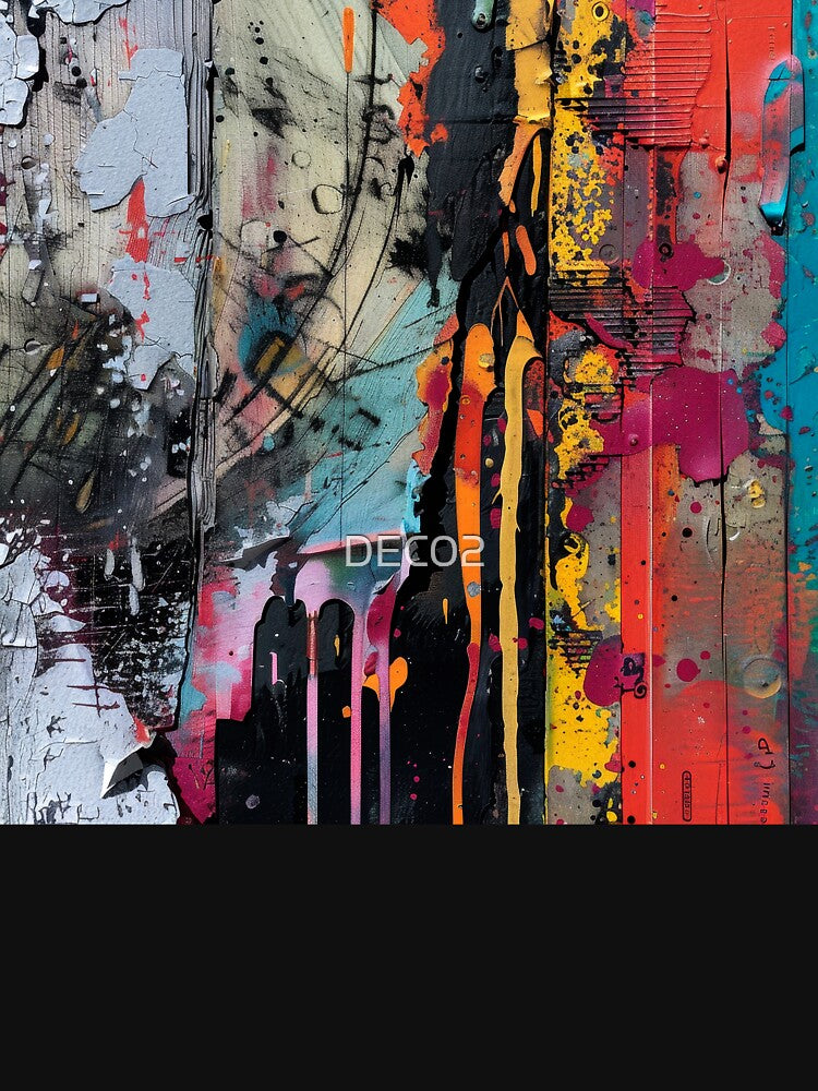 Cyberpunk Futuristic Bold And Edgy Abstract Street Artz by DEC02 T-Shirts, Hoodie, Sweatshirt | BlankRebels.com (Image 3)