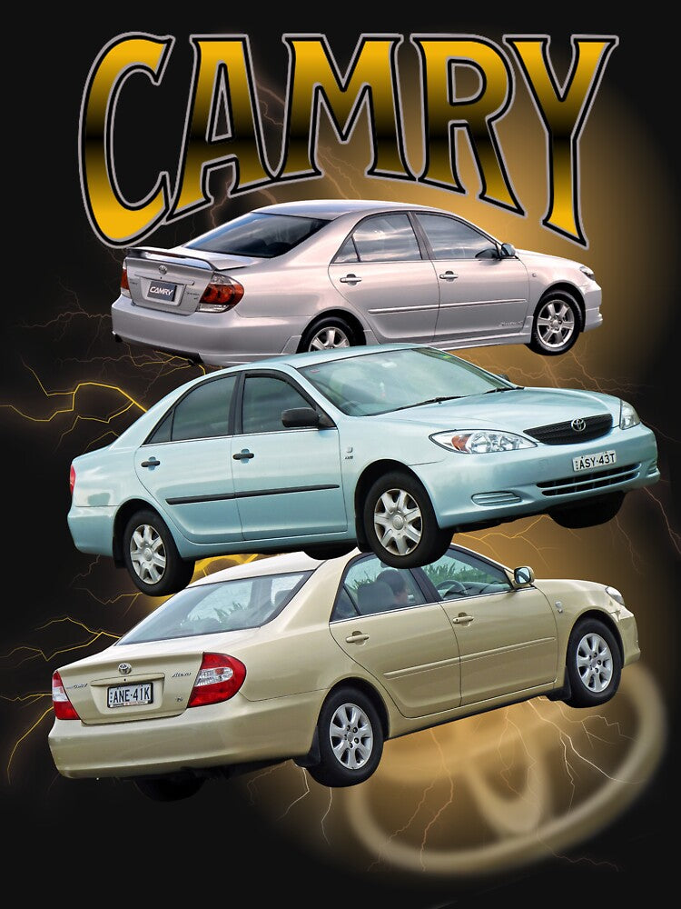 Toyota Camry XV30 Vintage Design by car-cartoons T-Shirts, Hoodie, Sweatshirt | BlankRebels.com (Image 3)
