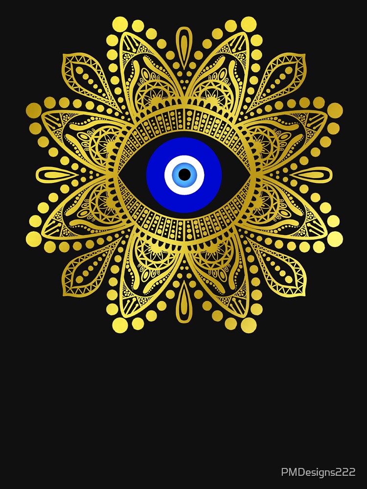 Evil eye Gold mandala by PMDesigns222 T-Shirts, Hoodie, Sweatshirt | BlankRebels.com (Image 3)