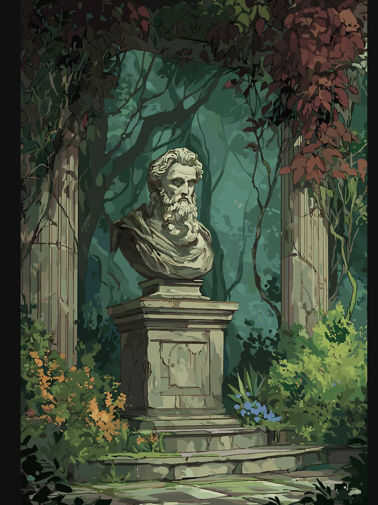 The Artist's Classical Sculpture Light Academia by bapupa T-Shirts, Hoodie, Sweatshirt | BlankRebels.com (Image 3)