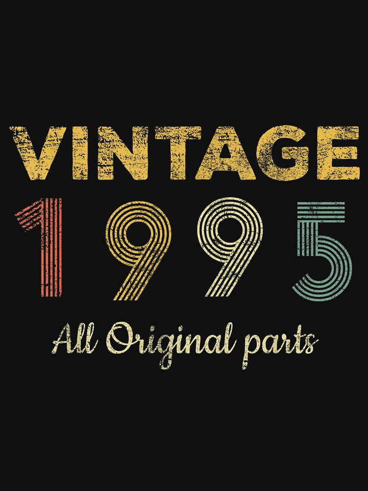 27 Year Old Gifts Vintage 1995 Limited Edition 27th Birthday by vergielx T-Shirts, Hoodie, Sweatshirt (Image 3)