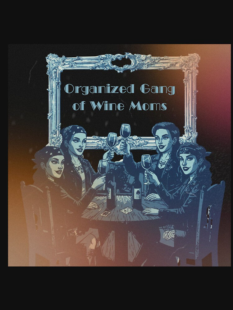 Organized Gang of Wine Moms - Retro Biker Aesthetic by MikesLab T-Shirts, Hoodie, Sweatshirt | BlankRebels.com (Image 3)