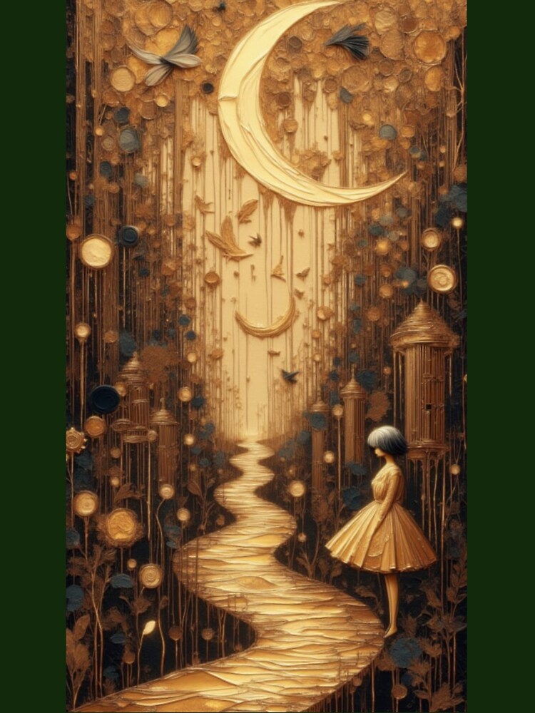 Golden Path by Whimsical Art by Angela T-Shirts, Hoodie, Sweatshirt | BlankRebels.com (Image 3)