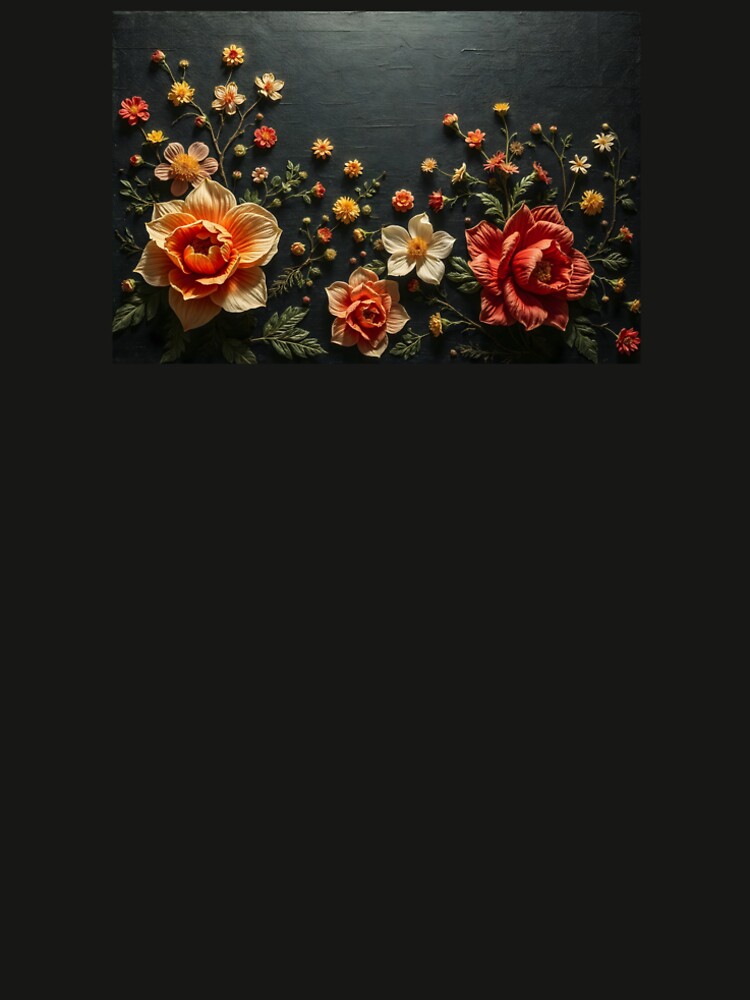 Dark Floral Dark Academia Aesthetic by Sachie's Studio T-Shirts, Hoodie, Sweatshirt | BlankRebels.com (Image 2)