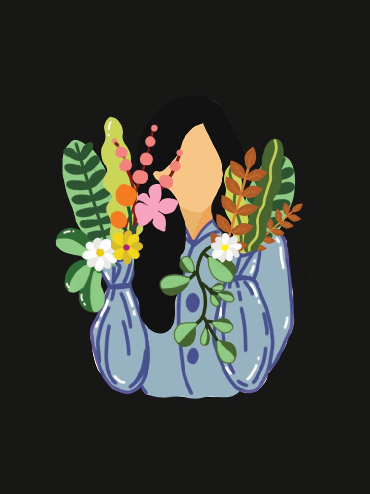 A Girl with Leafy hand by DaphneyBlossom T-Shirts, Hoodie, Sweatshirt | BlankRebels.com (Image 2)