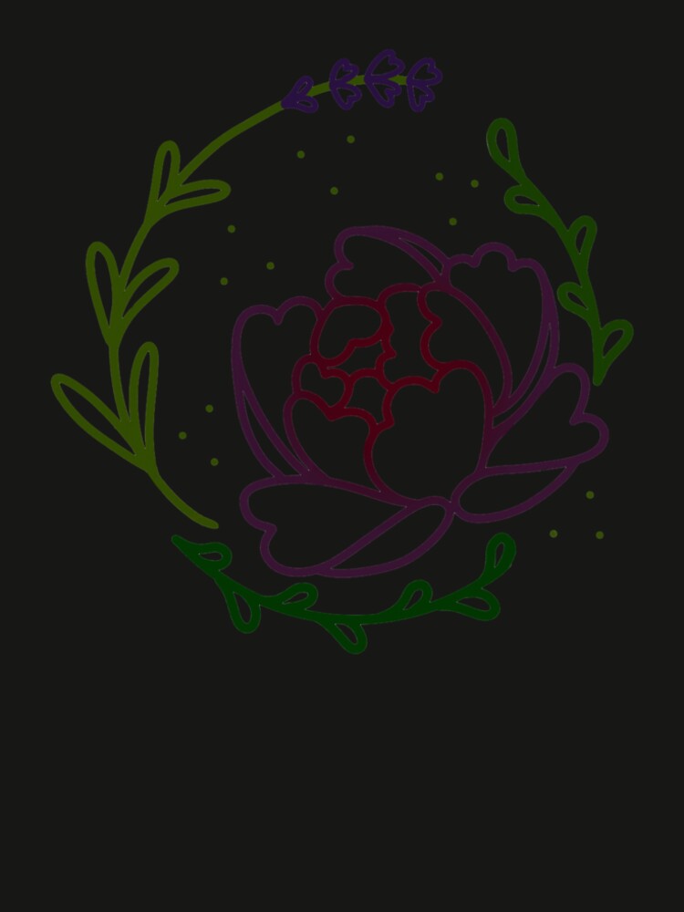 Lavender and peony by YourFriendFae T-Shirts, Hoodie, Sweatshirt | BlankRebels.com (Image 2)
