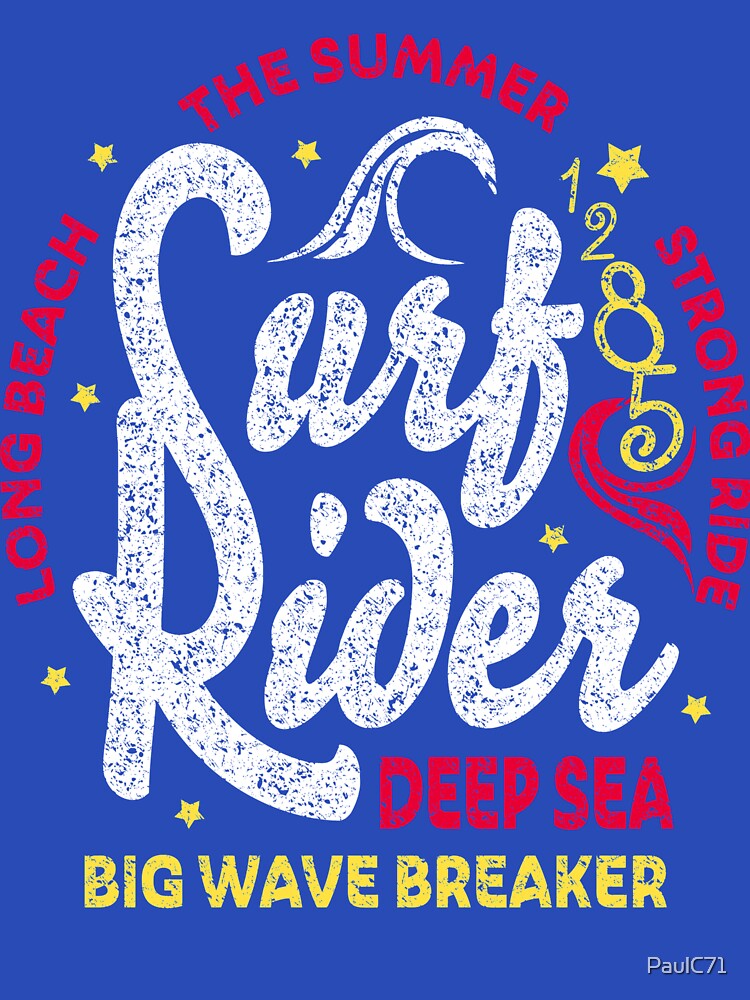 Surfing Design with Typography by PaulC71 T-Shirts, Hoodie, Sweatshirt | BlankRebels.com (Image 3)