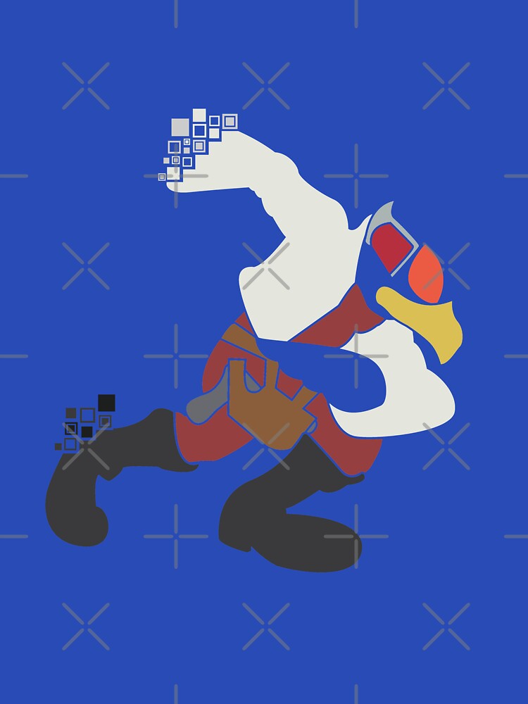 Falco Pixel Silhouette by innergeekdesign T-Shirts, Hoodie, Sweatshirt | BlankRebels.com (Image 3)