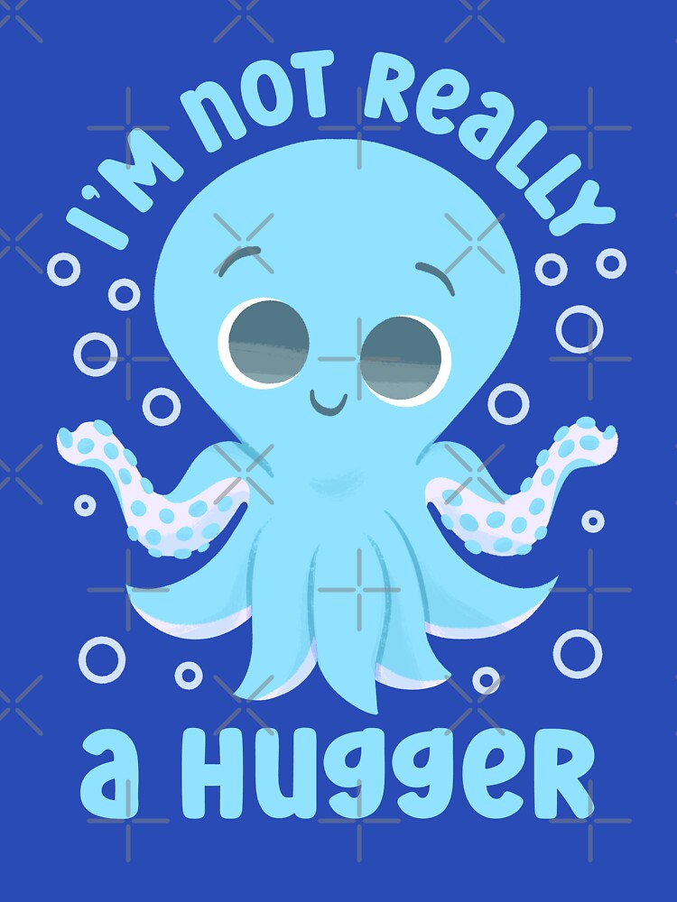 Cute Socially Awkward - I'm not really a hugger by abowersock T-Shirts, Hoodie, Sweatshirt | BlankRebels.com (Image 3)
