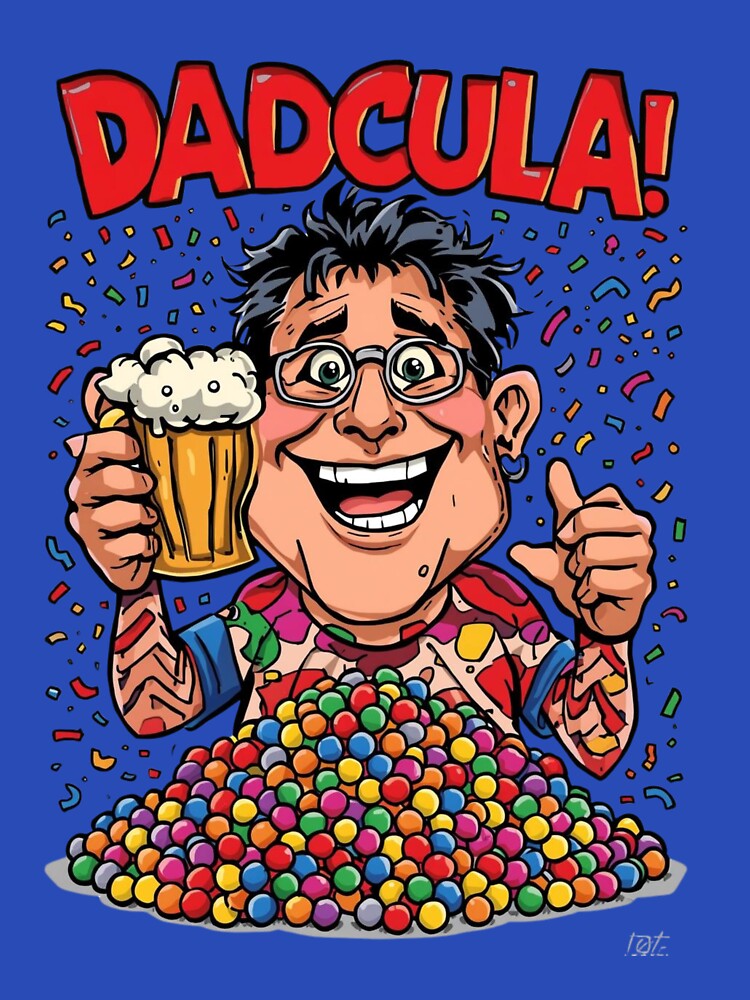 Dadcula – Thirsty for Beer and Candy Sleepy Illustration by EcoArtTees T-Shirts, Hoodie, Sweatshirt (Image 3)