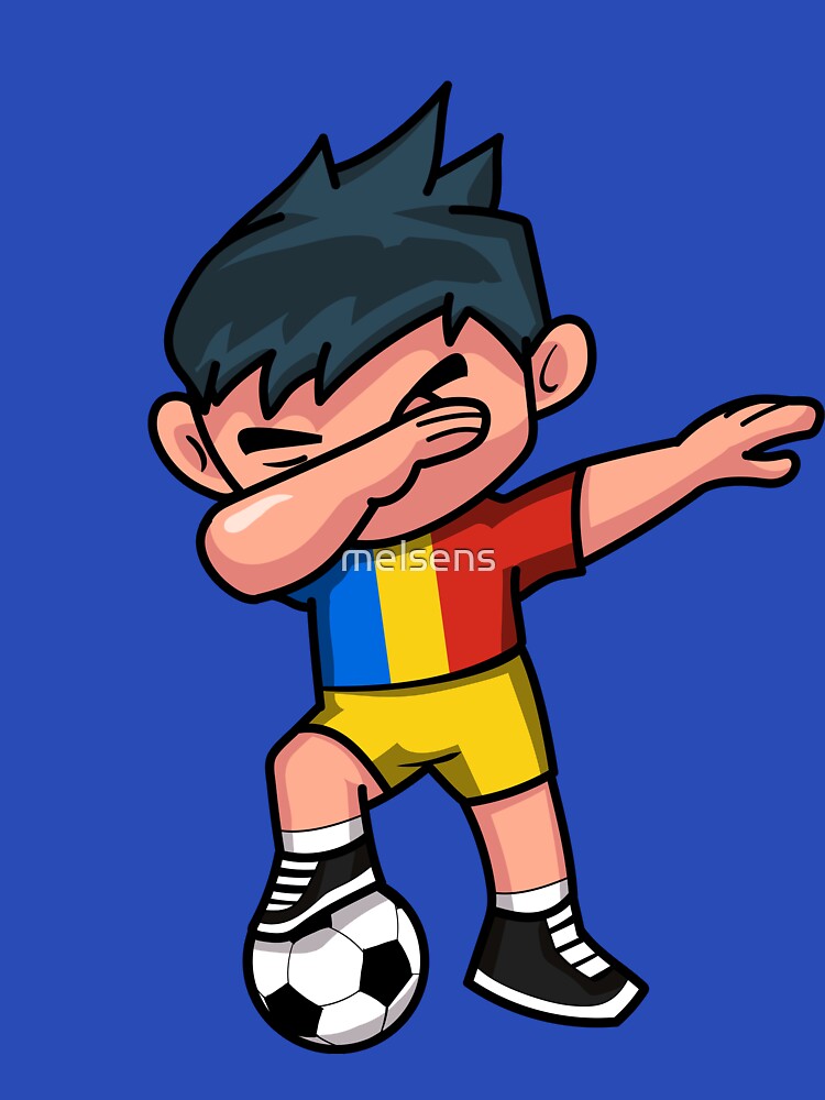 Soccer Boy Dabbing Romania by melsens