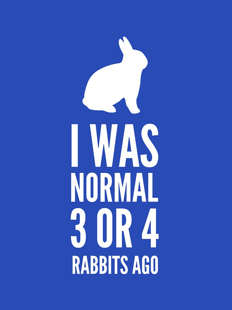 I Was Normal 3 4 Rabbits Ago T-Shirts, Hoodie, Sweatshirt