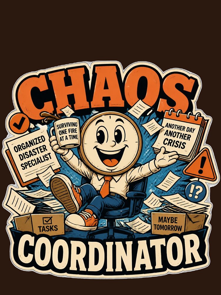 Chaos Coordinator - Funny Office Humor Design by AtomicThreadCo