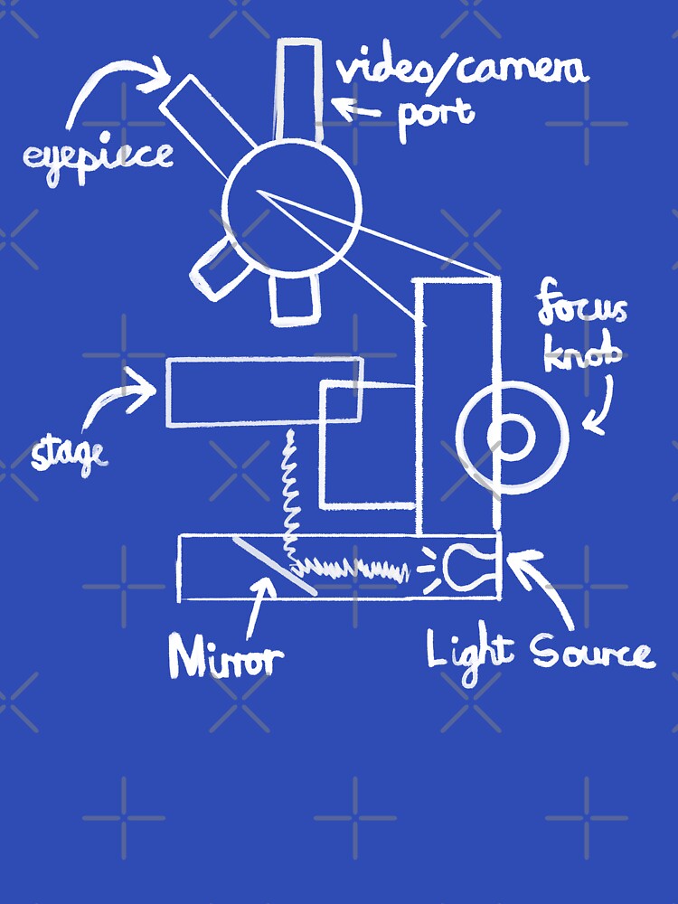 Light Microscope Diagram: Light On Dark by chowlet