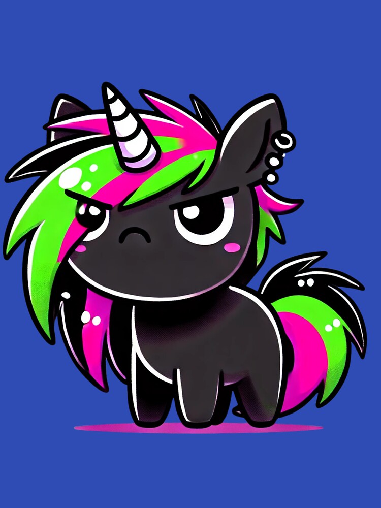 "Meh" - The Emo Unicorn by 3DAF T-Shirts, Hoodie, Sweatshirt | BlankRebels.com (Image 3)