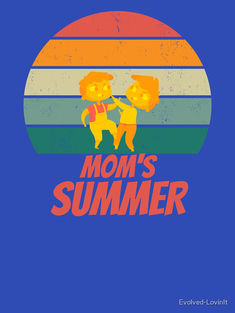 Mom's Summer Funny Boys Fighting Sunset by Evolved-LovinIt T-Shirts, Hoodie, Sweatshirt | BlankRebels.com (Image 3)