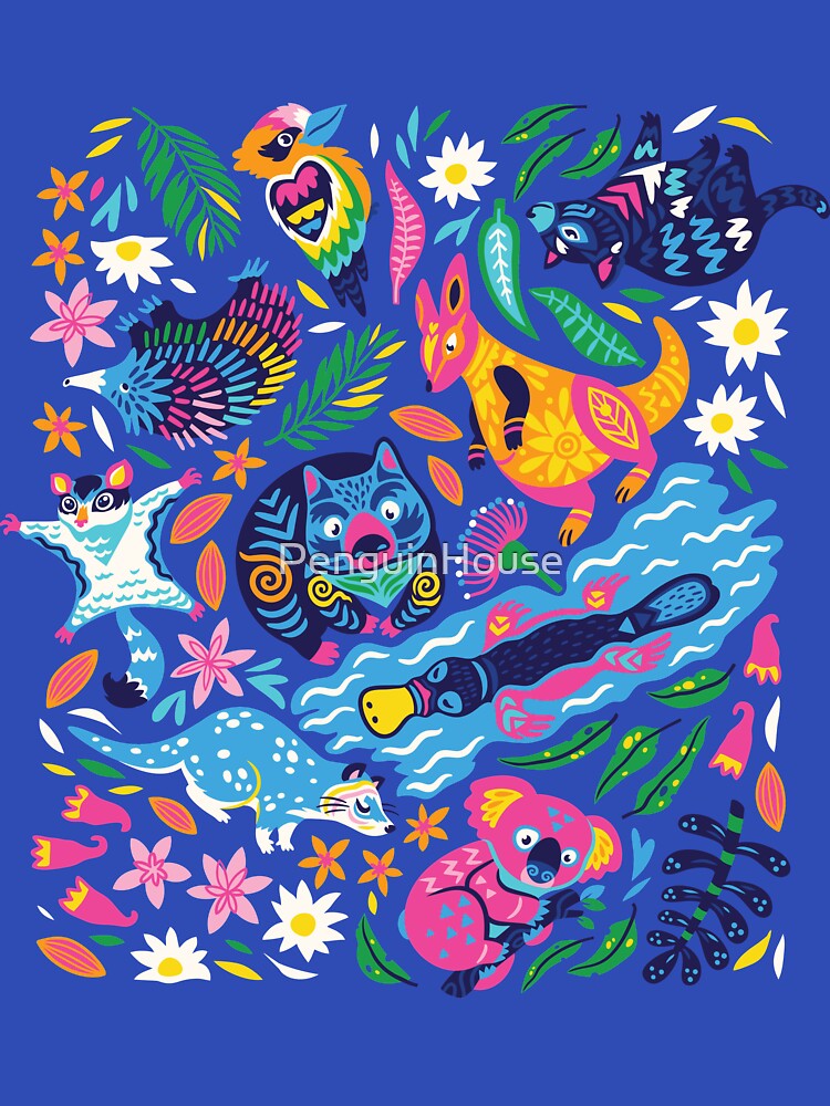 Decorative Australian animals by PenguinHouse T-Shirts, Hoodie, Sweatshirt | BlankRebels.com (Image 3)