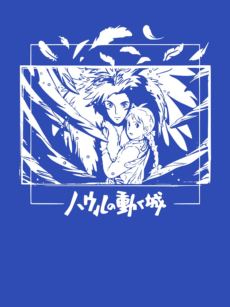 Howl & Sophie White on Colour by reclacitrantee T-Shirts, Hoodie, Sweatshirt | BlankRebels.com (Image 3)