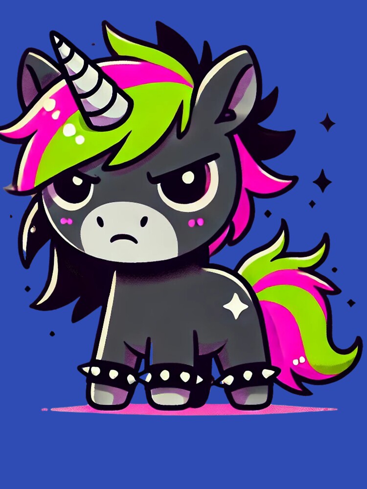 "Midnight Rider" - The Emo Unicorn by 3DAF T-Shirts, Hoodie, Sweatshirt | BlankRebels.com (Image 3)