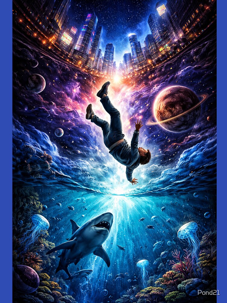 Falling Through Dimensions by Pond21