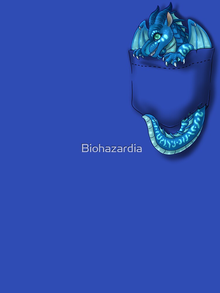 Wings of Fire - Pocket Tsunami Dragon by Biohazardia T-Shirts, Hoodie, Sweatshirt | BlankRebels.com (Image 3)