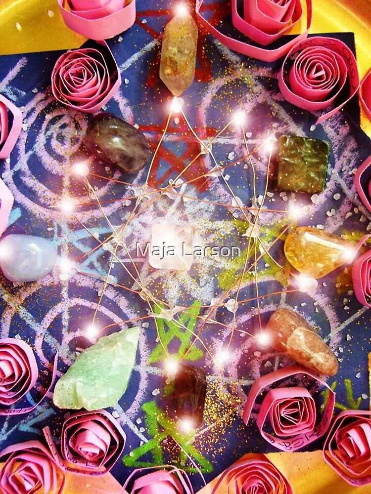 Reiki Crystal Healing Grid by Maja Larson T-Shirts, Hoodie, Sweatshirt | BlankRebels.com (Image 3)