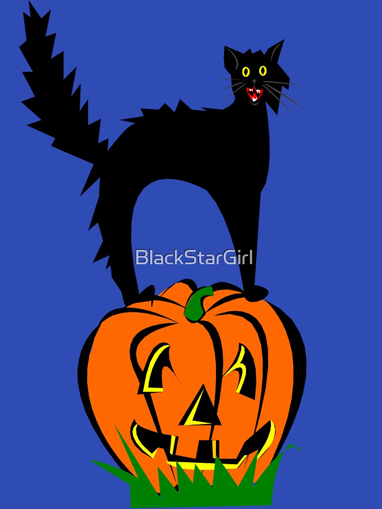 Funny Black Cat and Pumpkin by MurphyMorganGifts T-Shirts, Hoodie, Sweatshirt | BlankRebels.com (Image 3)