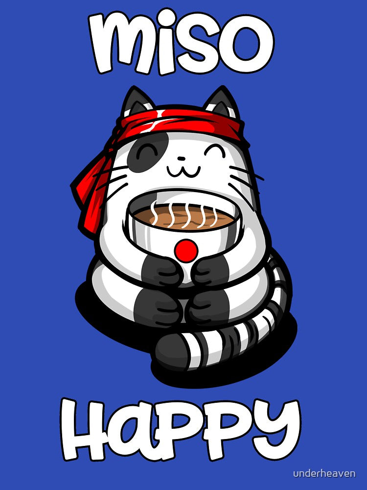 Miso Happy Cat Sushi by underheaven T-Shirts, Hoodie, Sweatshirt | BlankRebels.com (Image 3)