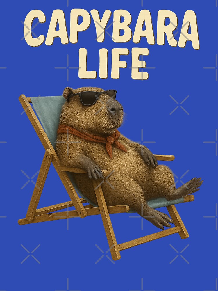 Capybara Life – Funny Relaxed Capybara Sunglasses T-Shirts, Hoodie, Sweatshirt