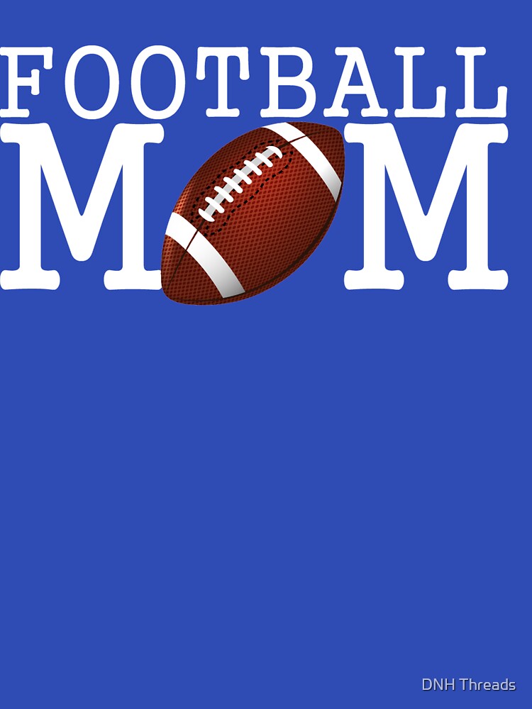 Football Mom Shirt with Football by DNH Threads Hoodie, Sweatshirt | BlankRebels.com (Image 3)