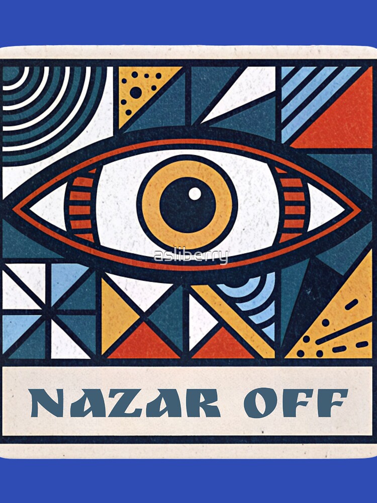 Abstract Nazar Protection - Colorful Cubist Eye Sticker -Energetic and Mystical Design by asliberry T-Shirts,... (Image 3)
