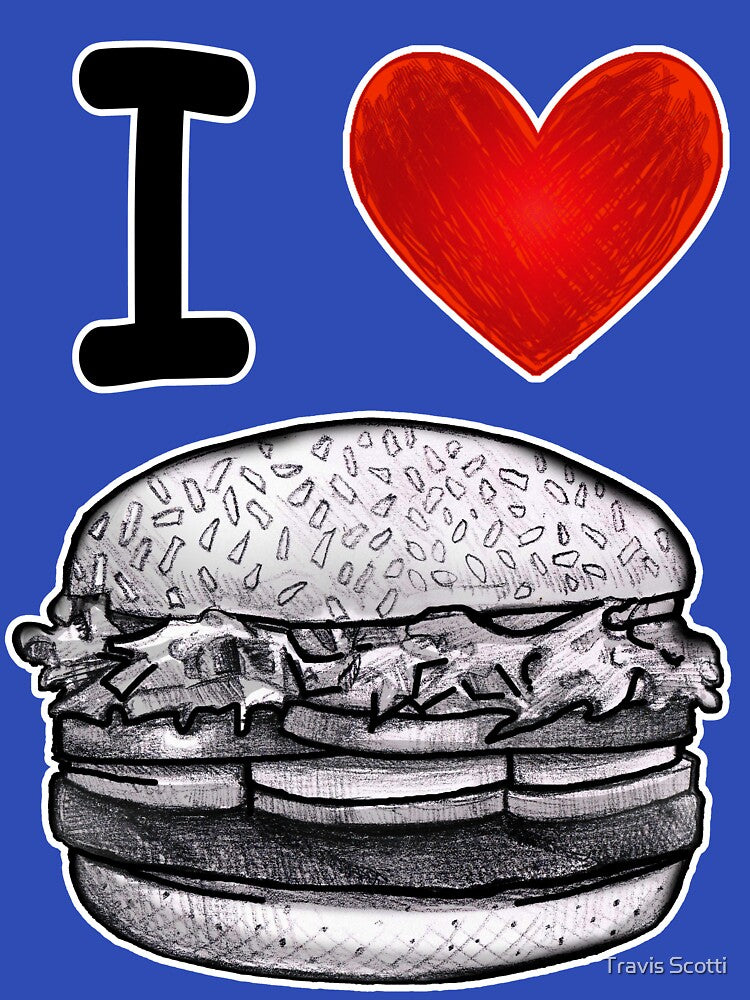 I LOVE BIG BURGERS by Travis Scotti T-Shirts, Hoodie, Sweatshirt | BlankRebels.com (Image 3)