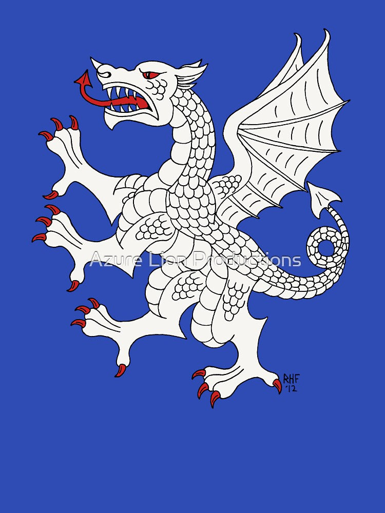 White Dragon by Azure Lion Productions T-Shirts, Hoodie, Sweatshirt | BlankRebels.com (Image 3)