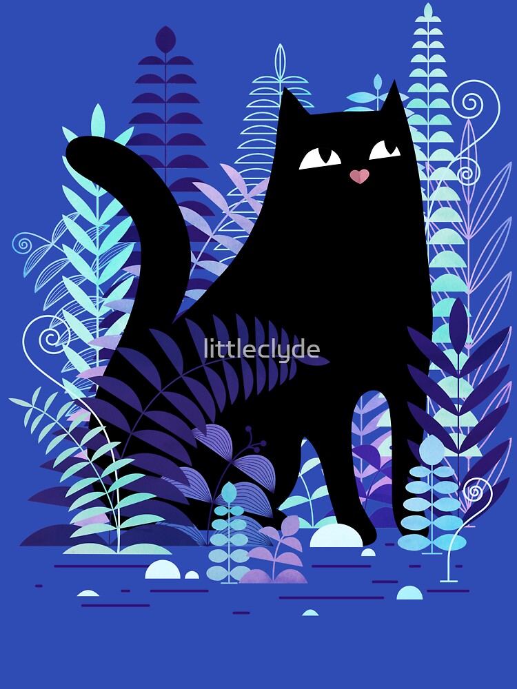 The Ferns (Black Cat Version) by littleclyde T-Shirts, Hoodie, Sweatshirt | BlankRebels.com (Image 3)