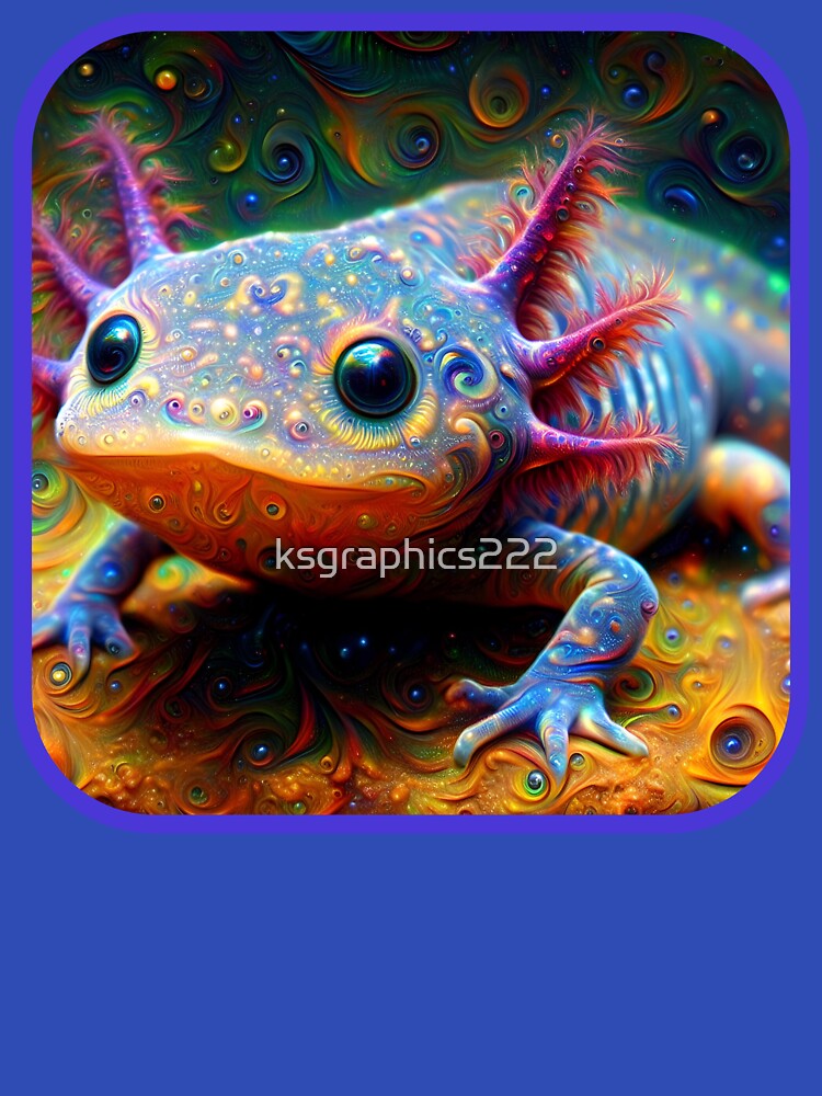 Axolotl Art #31 | Axolotl Lovers by ksgraphics222 T-Shirts, Hoodie, Sweatshirt | BlankRebels.com (Image 3)