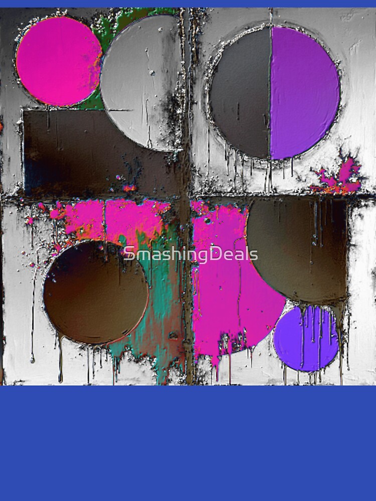 fourfold orbit dark electrize 2 colorful geometric abstract design by SmashingDeals T-Shirts, Hoodie, Sweatshirt (Image 3)