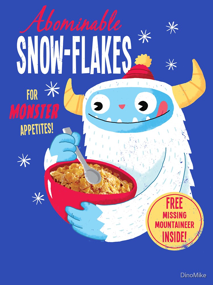 Abominable Snowflakes by DinoMike T-Shirts, Hoodie, Sweatshirt | BlankRebels.com (Image 3)