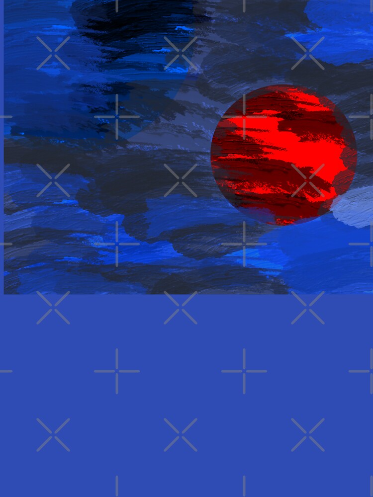 Red and Blue Planet by headtrackerart T-Shirts, Hoodie, Sweatshirt | BlankRebels.com (Image 3)