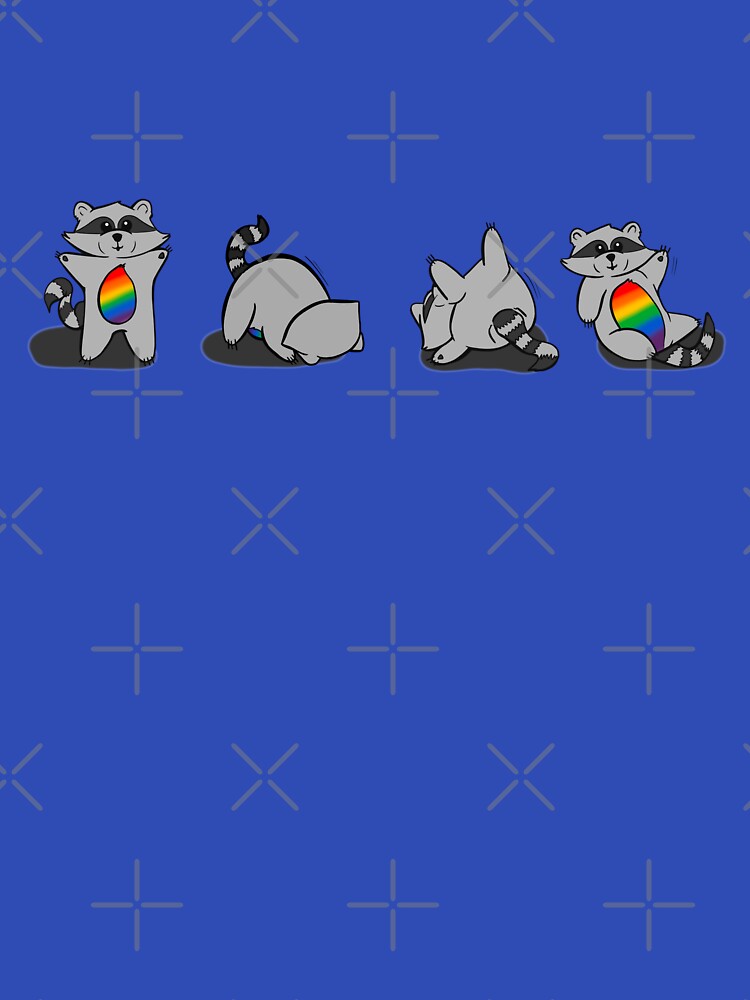 Rainbow raccoon by Rainbow-Raccoon T-Shirts, Hoodie, Sweatshirt | BlankRebels.com (Image 3)