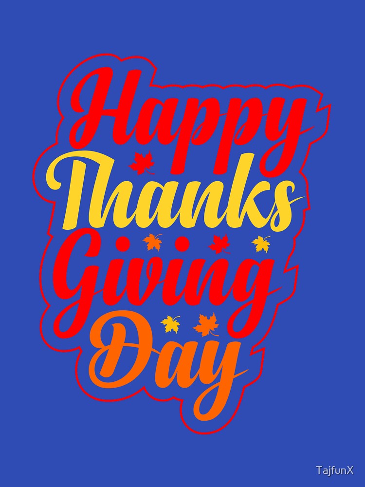Happy Thanksgiving Day Color Fall V1 by TajfunX T-Shirts, Hoodie, Sweatshirt | BlankRebels.com (Image 3)