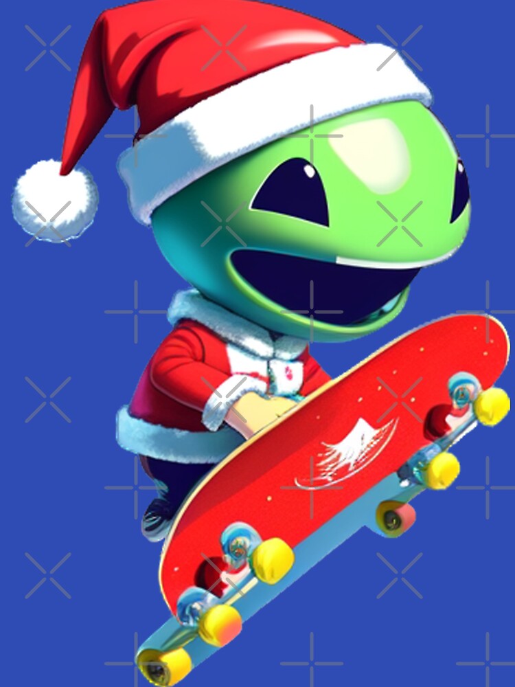 Alien Skate Life: Happy Christmas by 5C-Artwork T-Shirts, Hoodie, Sweatshirt | BlankRebels.com (Image 3)
