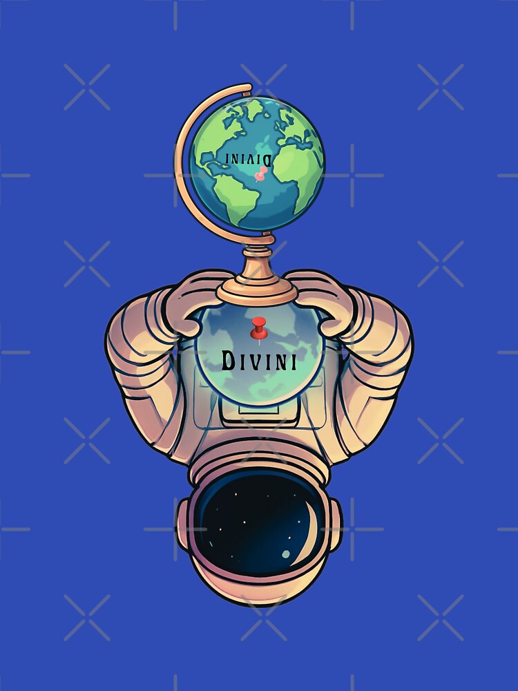 Astronaut with the Globe by Divini_ T-Shirts, Hoodie, Sweatshirt | BlankRebels.com (Image 3)
