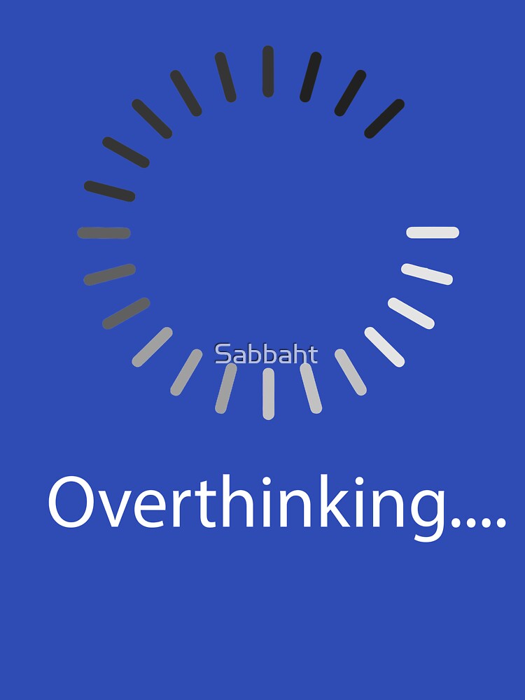 Overthinking Buffering Logo by Sabbaht T-Shirts, Hoodie, Sweatshirt | BlankRebels.com (Image 3)